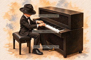 Orchestra Collection, artwork UH-FO-CELESTA-BOY-01 — watermarked digital art preview