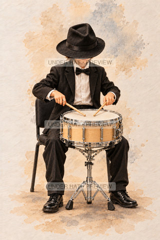 Orchestra Collection, artwork UH-FO-SNARE-DRUM-BOY-02 — watermarked digital art preview