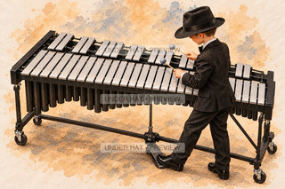 Orchestra Collection, artwork UH-FO-VIBRAPHONE-BOY-03 — watermarked digital art preview
