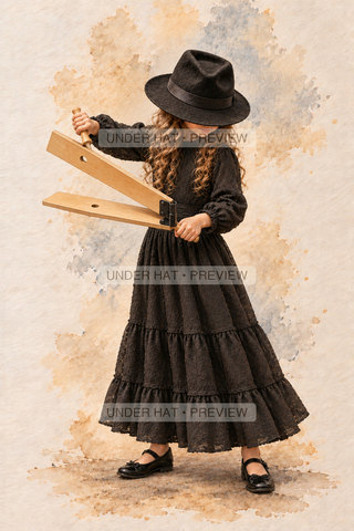 Orchestra Collection, artwork UH-FO-WHIP-SLAPSTICK-GIRL-02 — watermarked digital art preview