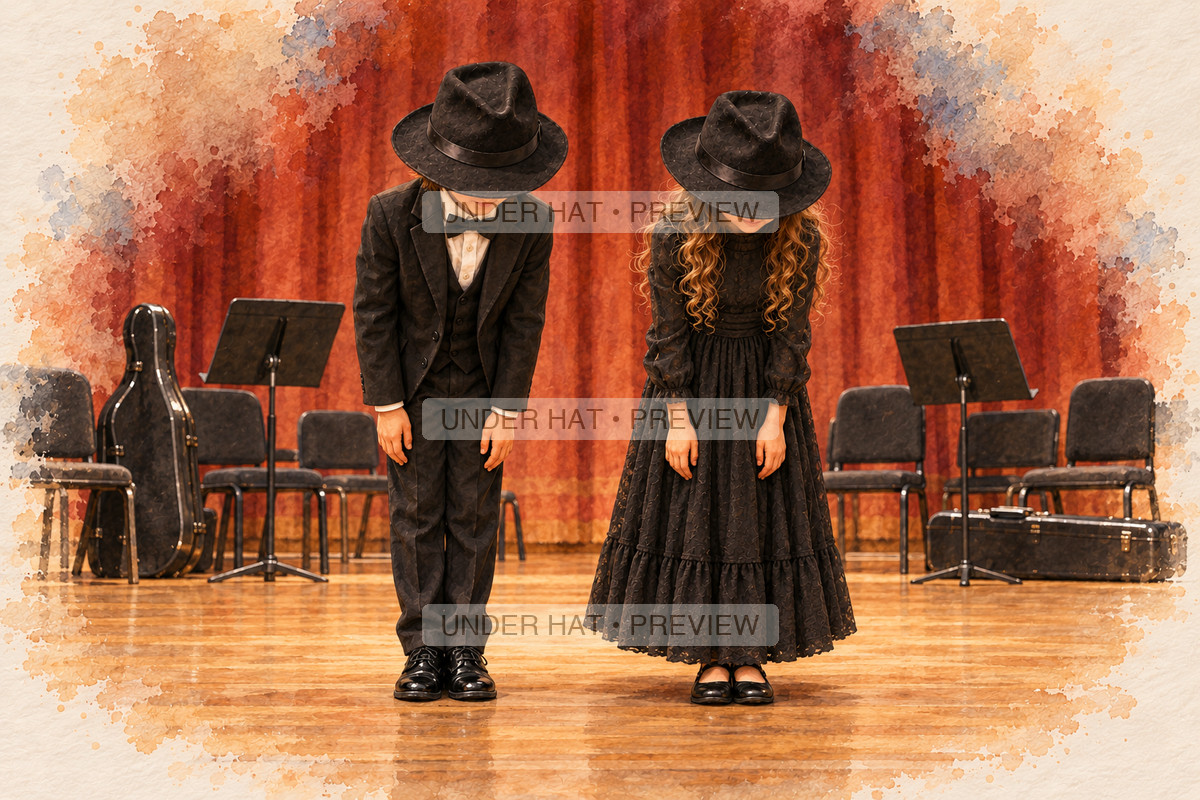 Orchestra Life, artwork UH-FO-LIFE-CONCERT-BOWS — watermarked digital art preview