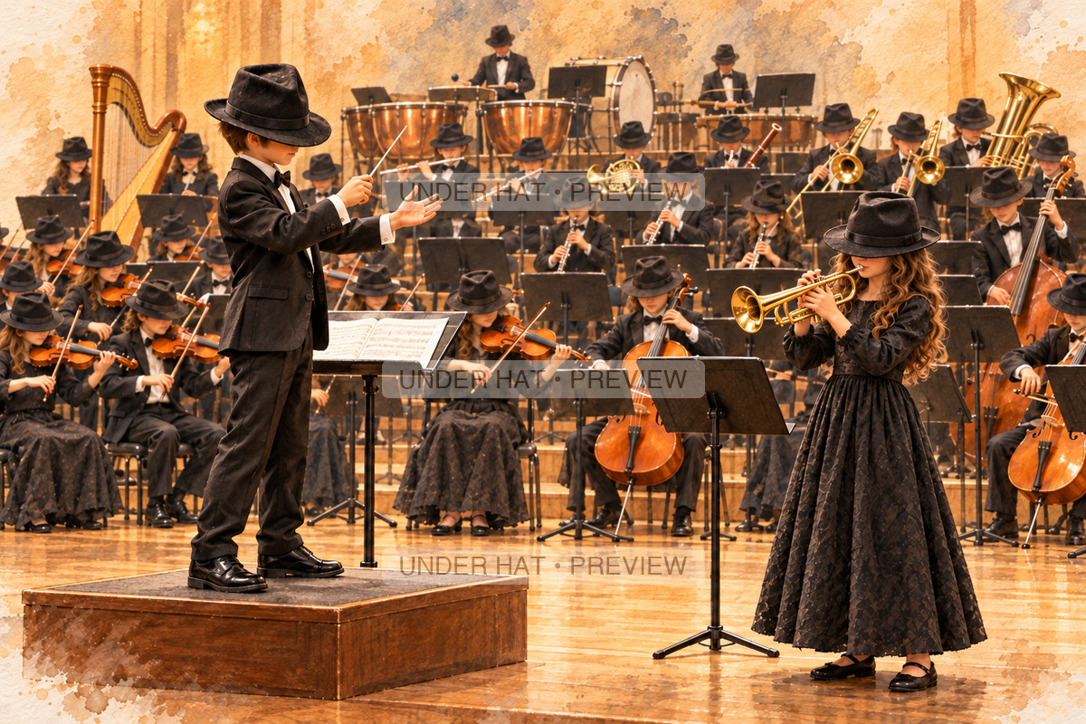 Orchestra Life, artwork UH-FO-LIFE-FULL-ORCHESTRA — watermarked digital art preview