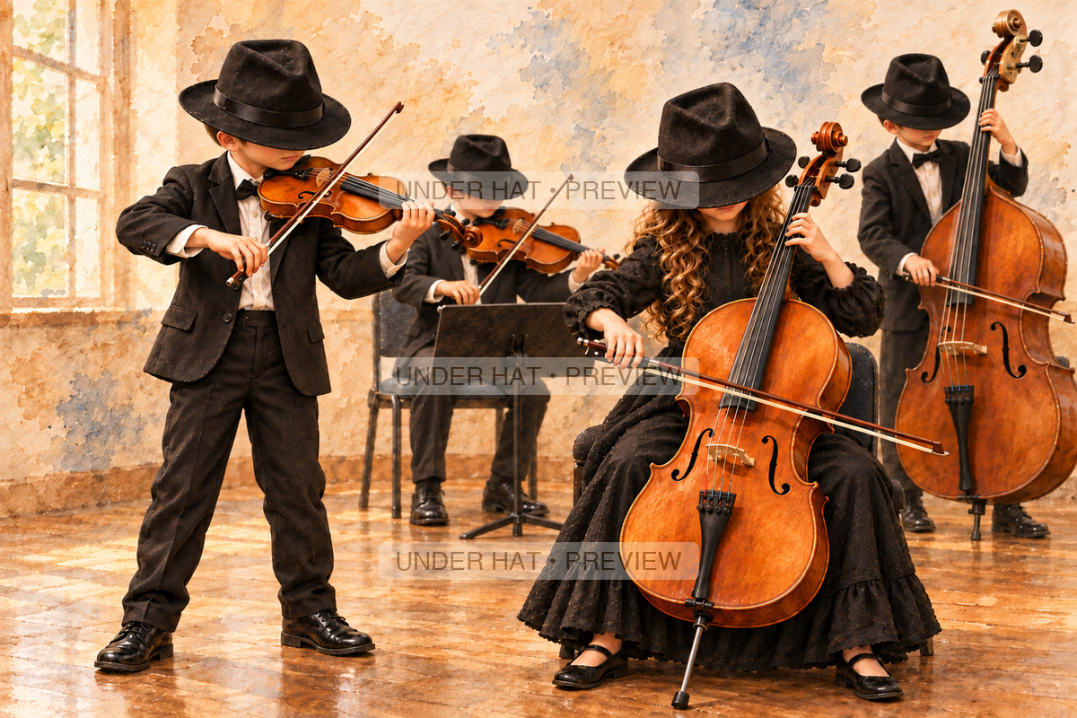 Orchestra Life, artwork UH-FO-LIFE-STRING-SECTIONAL — watermarked digital art preview