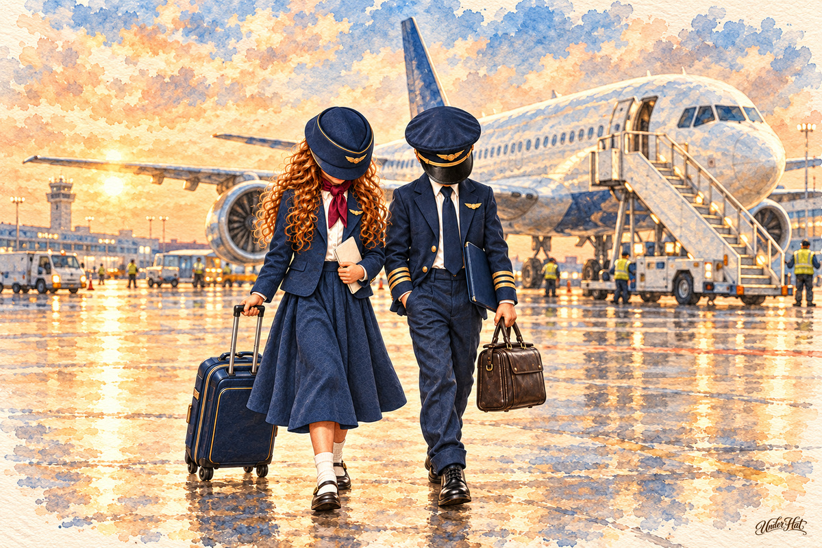 Airline Digital Prints — Illustrative showcase cover; included print designs are shown in the set gallery.