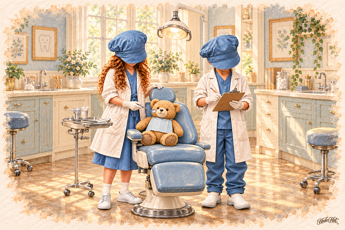 Dentistry Digital Prints — Illustrative showcase cover; included print designs are shown in the set gallery.