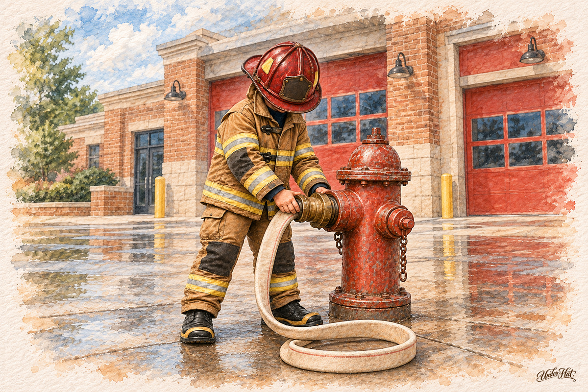 Firefighter & EMS Digital Prints — Illustrative showcase cover; included print designs are shown in the set gallery.