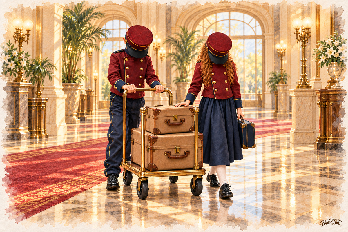Bellhops Digital Prints — Illustrative showcase cover; included print designs are shown in the set gallery.