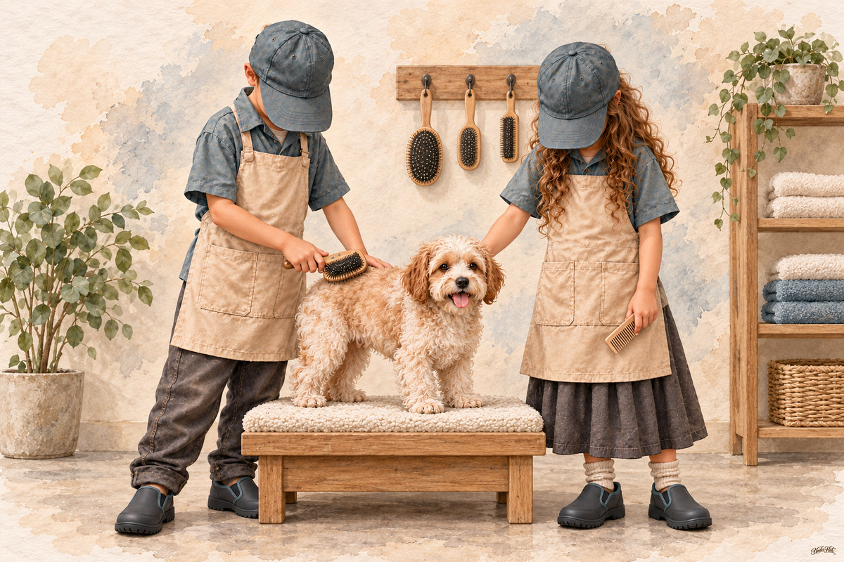 Dog Groomers Digital Prints — Landscape artwork included in this set.