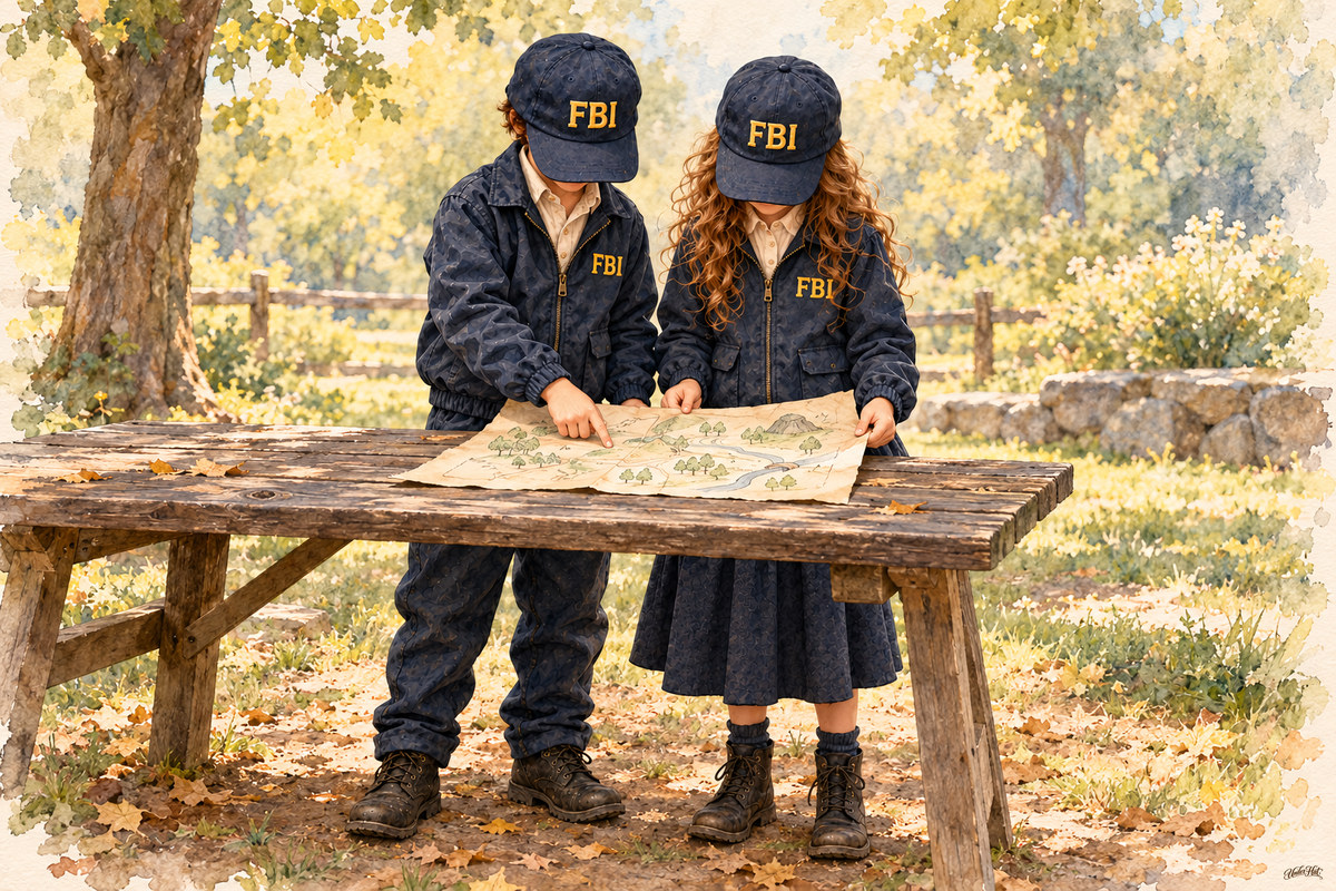 FBI Agents Digital Prints — Landscape artwork included in this set.