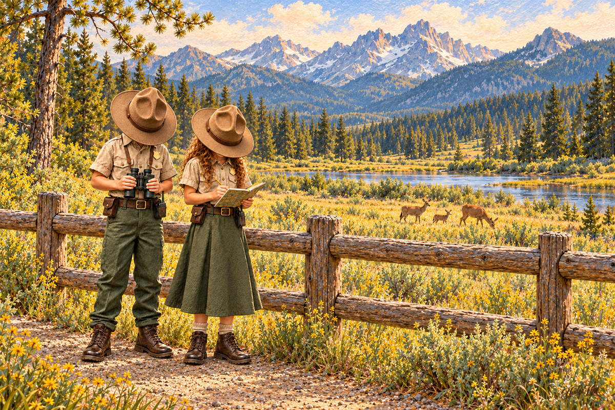 Park Ranger Digital Prints — Illustrative showcase cover; included print designs are shown in the set gallery.