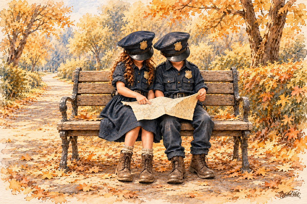 Police Digital Prints — Illustrative showcase cover; included print designs are shown in the set gallery.