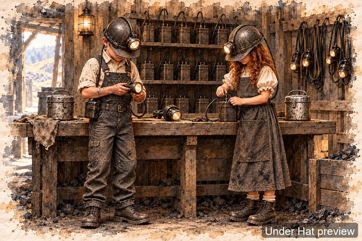 Coal Miner Set — watermarked collection preview