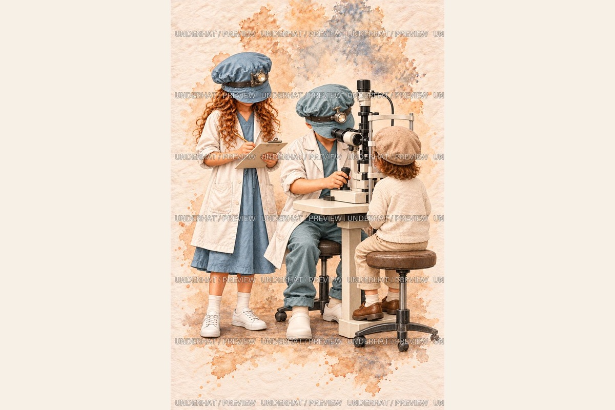 Optometrist Set — watermarked collection preview