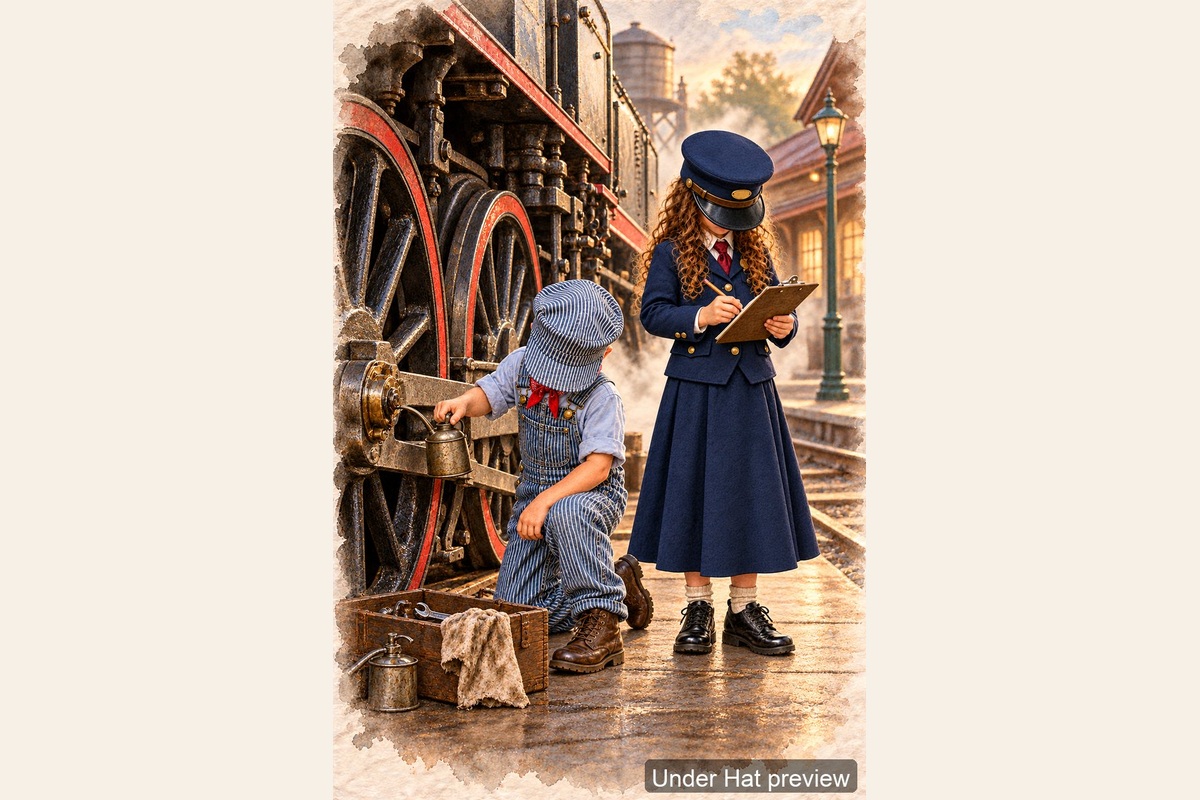 Railroad Set — watermarked collection preview