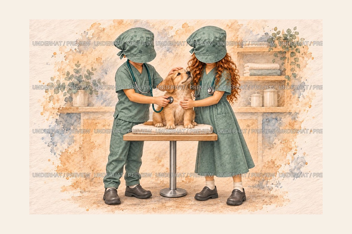 Veterinarian Set — watermarked collection preview
