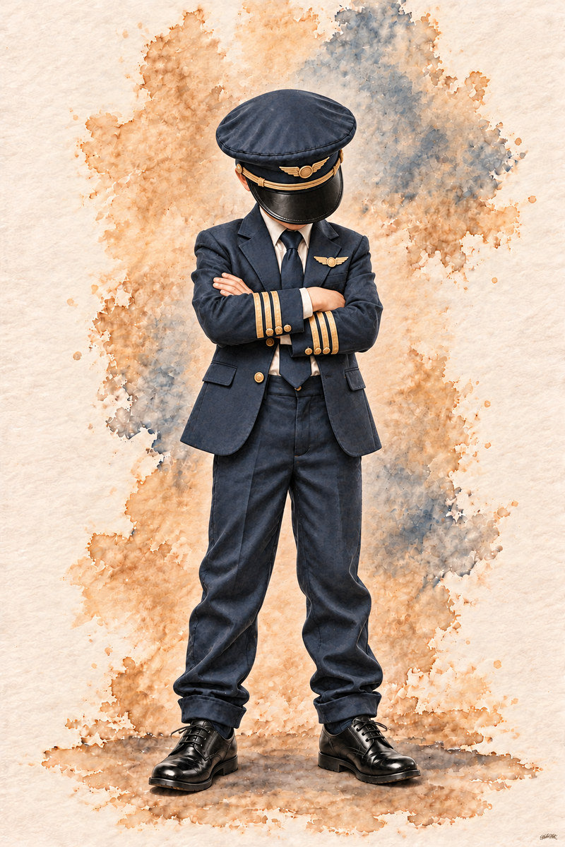Airline Set, artwork P1-001 — watermarked digital art preview