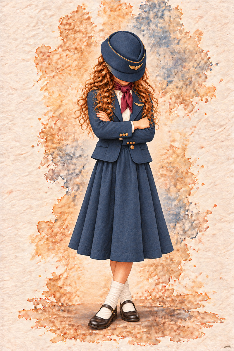 Airline Set, artwork P1-002 — watermarked digital art preview