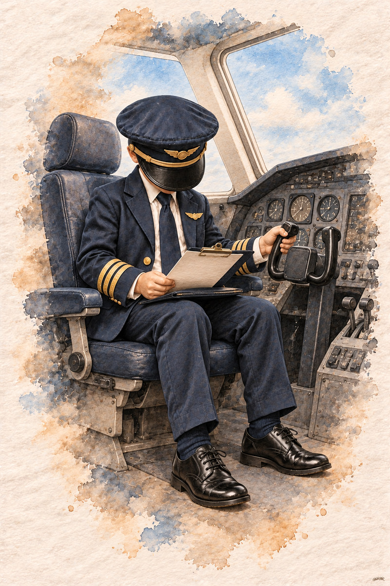Airline Set, artwork P1-006 — watermarked digital art preview