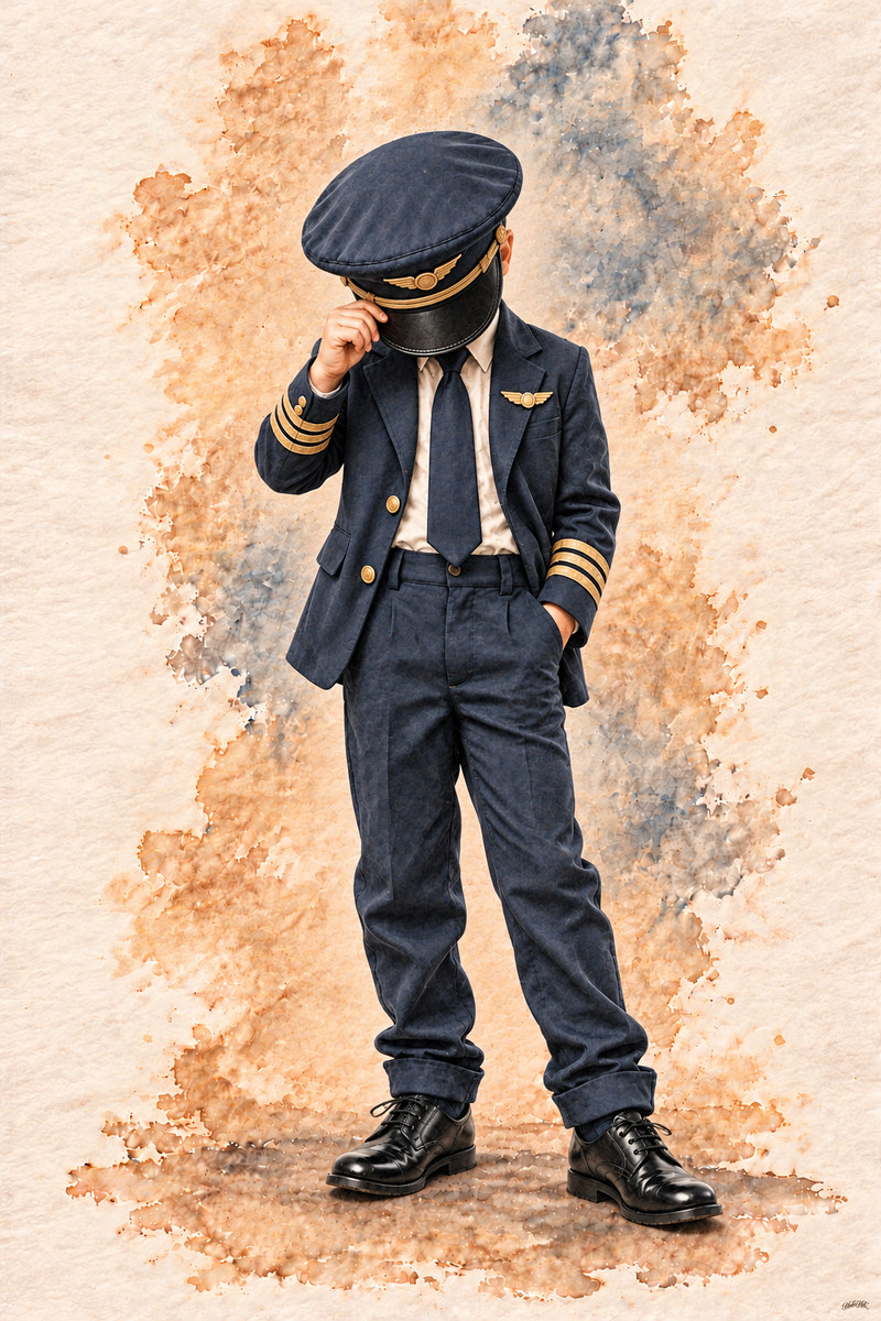 Airline Set, artwork P1-007 — watermarked digital art preview