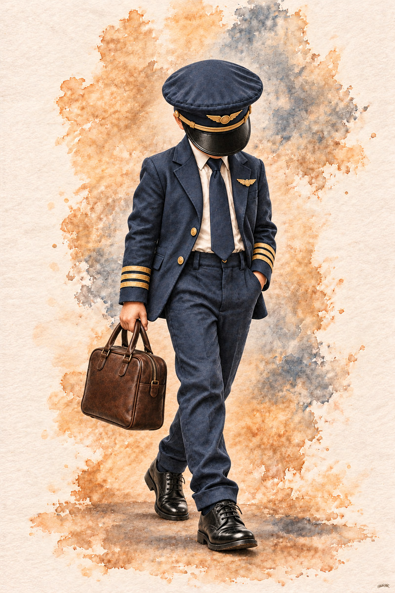 Airline Set, artwork P1-008 — watermarked digital art preview