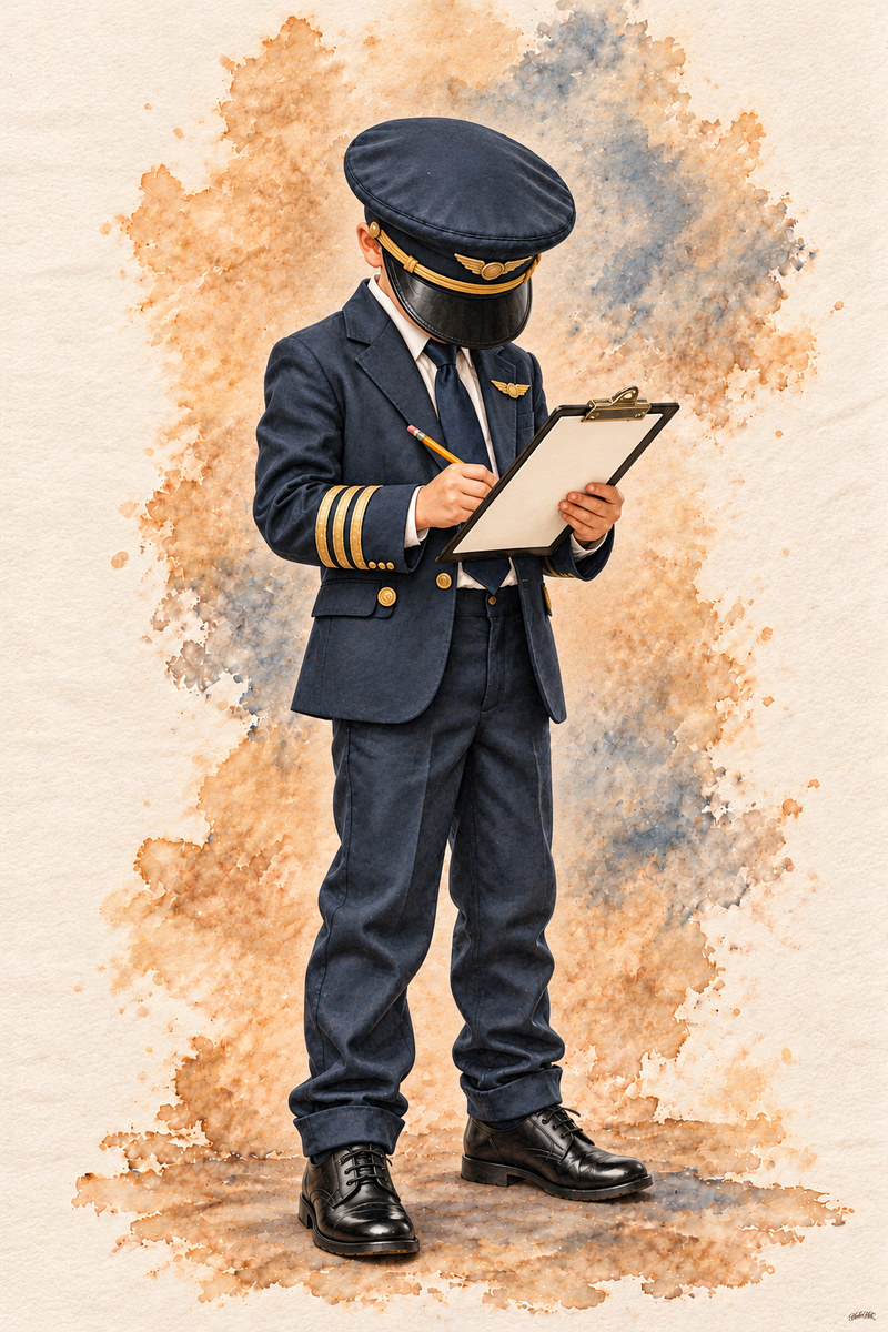 Airline Set, artwork P1-009 — watermarked digital art preview