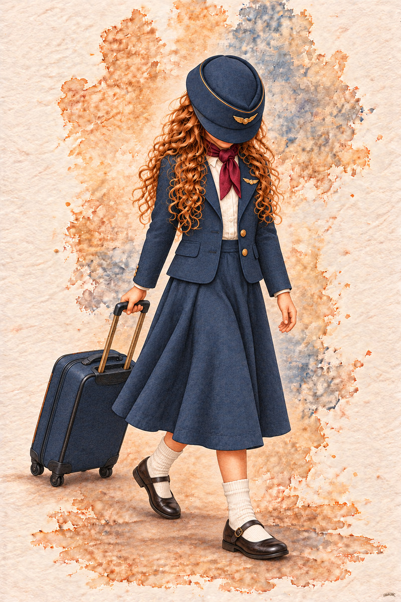 Airline Set, artwork P1-011 — watermarked digital art preview