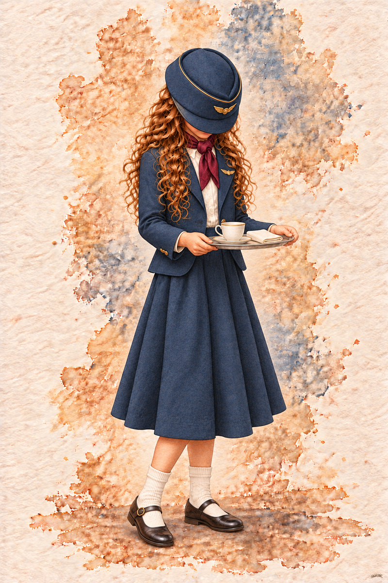 Airline Set, artwork P1-012 — watermarked digital art preview