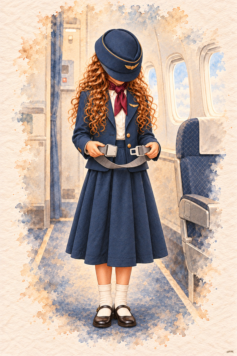 Airline Set, artwork P1-013 — watermarked digital art preview