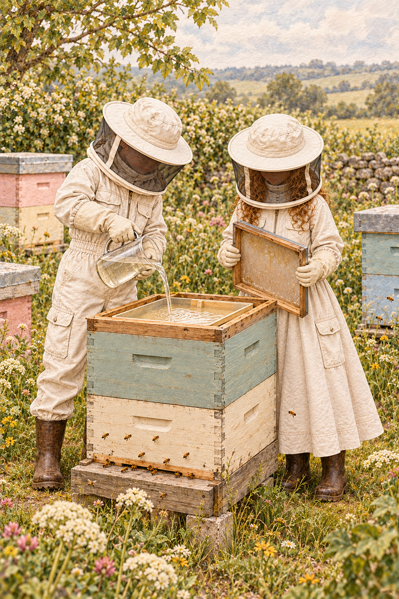 Beekeeper Set, artwork P2-003 — watermarked digital art preview