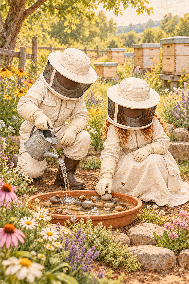 Beekeeper Set, artwork P2-004 — watermarked digital art preview