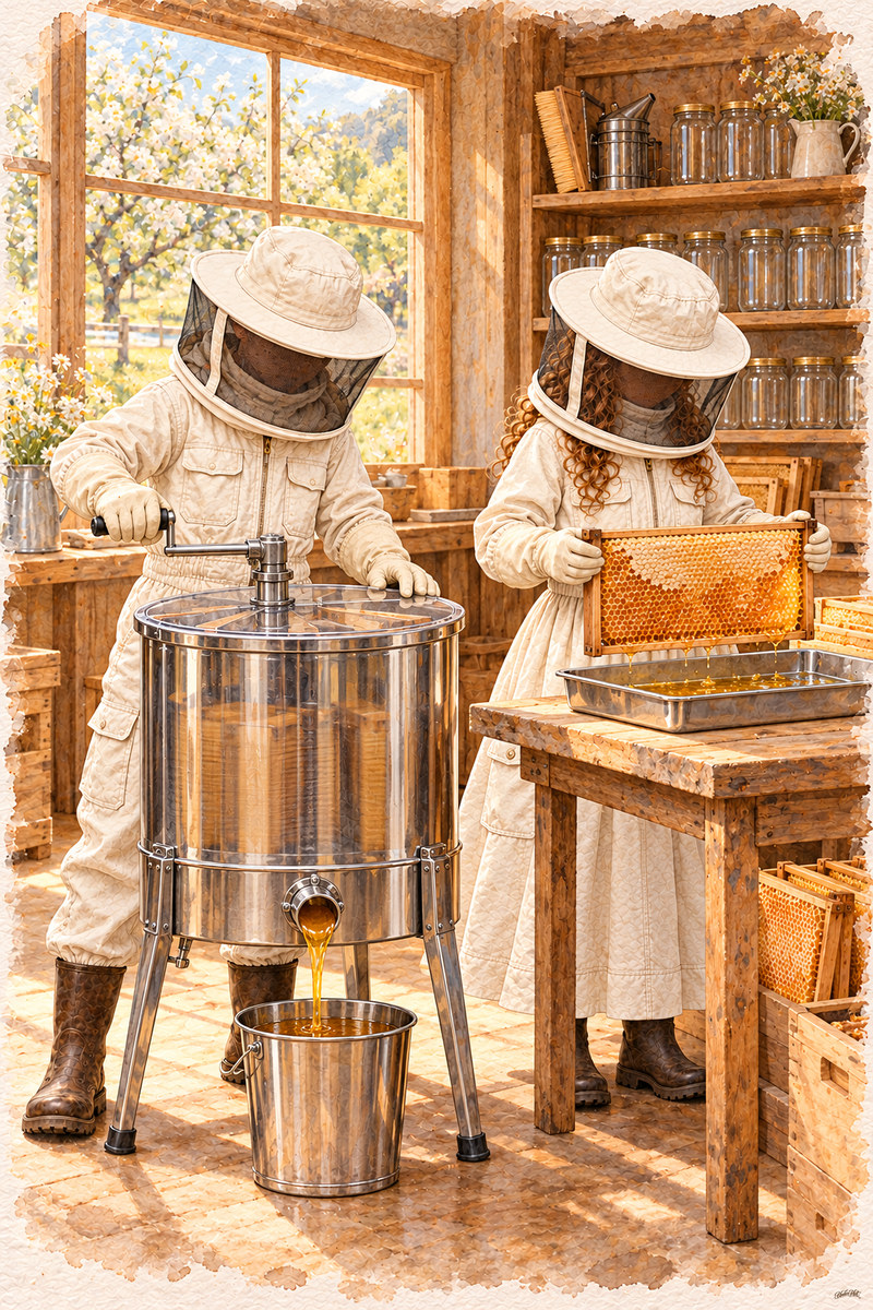Beekeeper Set, artwork P2-007 — watermarked digital art preview