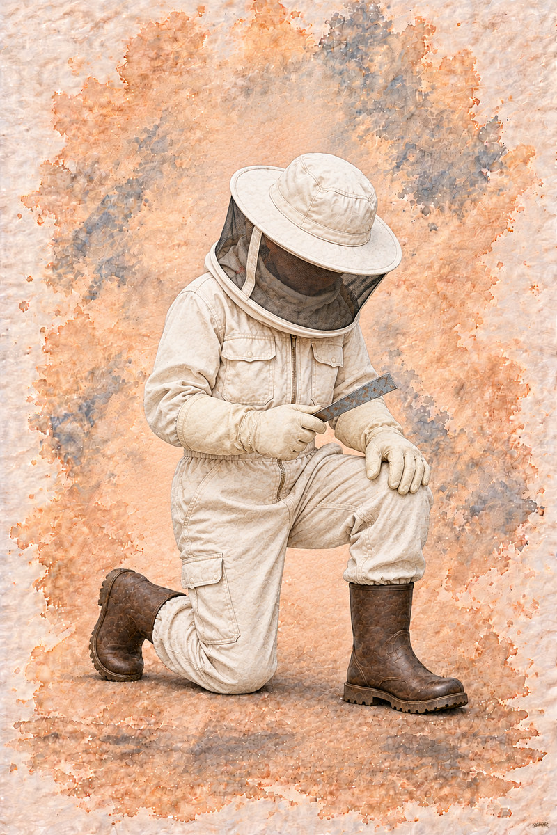 Beekeeper Set, artwork P2-011 — watermarked digital art preview