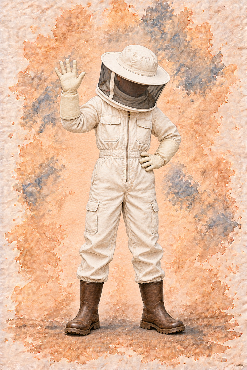 Beekeeper Set, artwork P2-012 — watermarked digital art preview