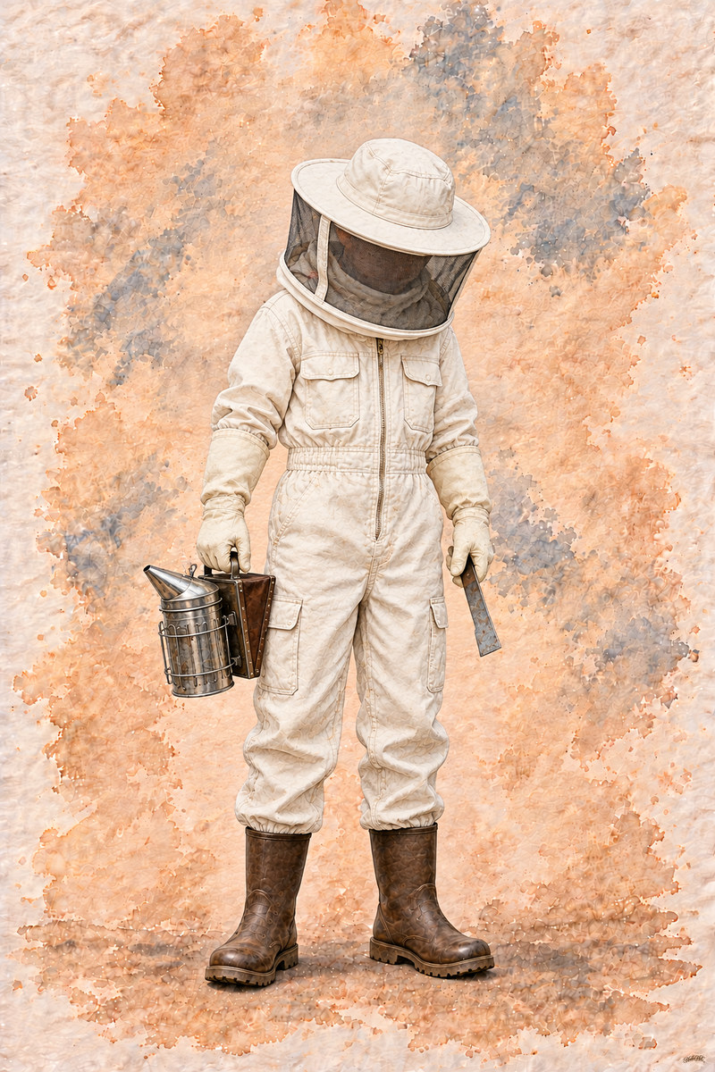 Beekeeper Set, artwork P2-013 — watermarked digital art preview