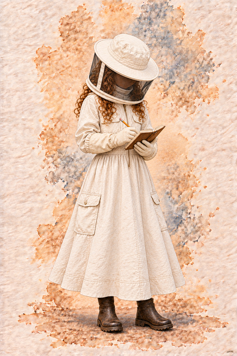 Beekeeper Set, artwork P2-015 — watermarked digital art preview