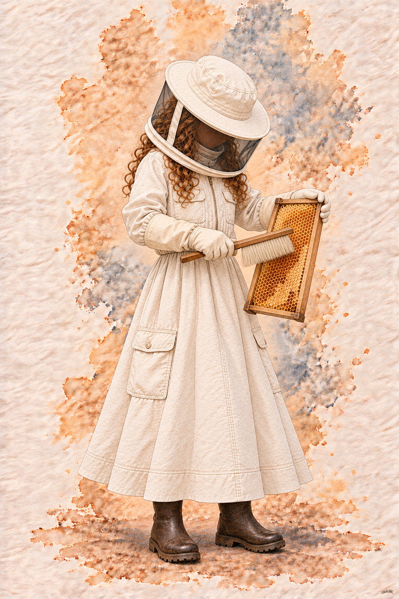 Beekeeper Set, artwork P2-016 — watermarked digital art preview