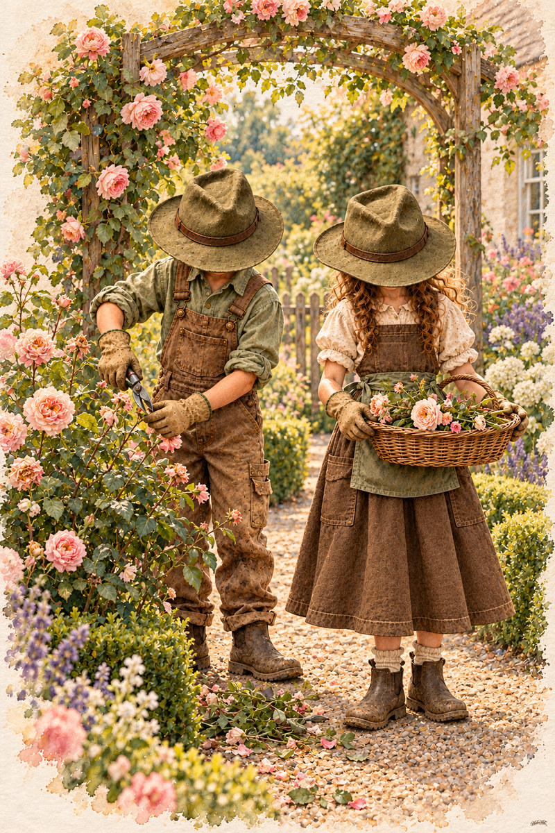 Gardener Set, artwork P2-081 — watermarked digital art preview