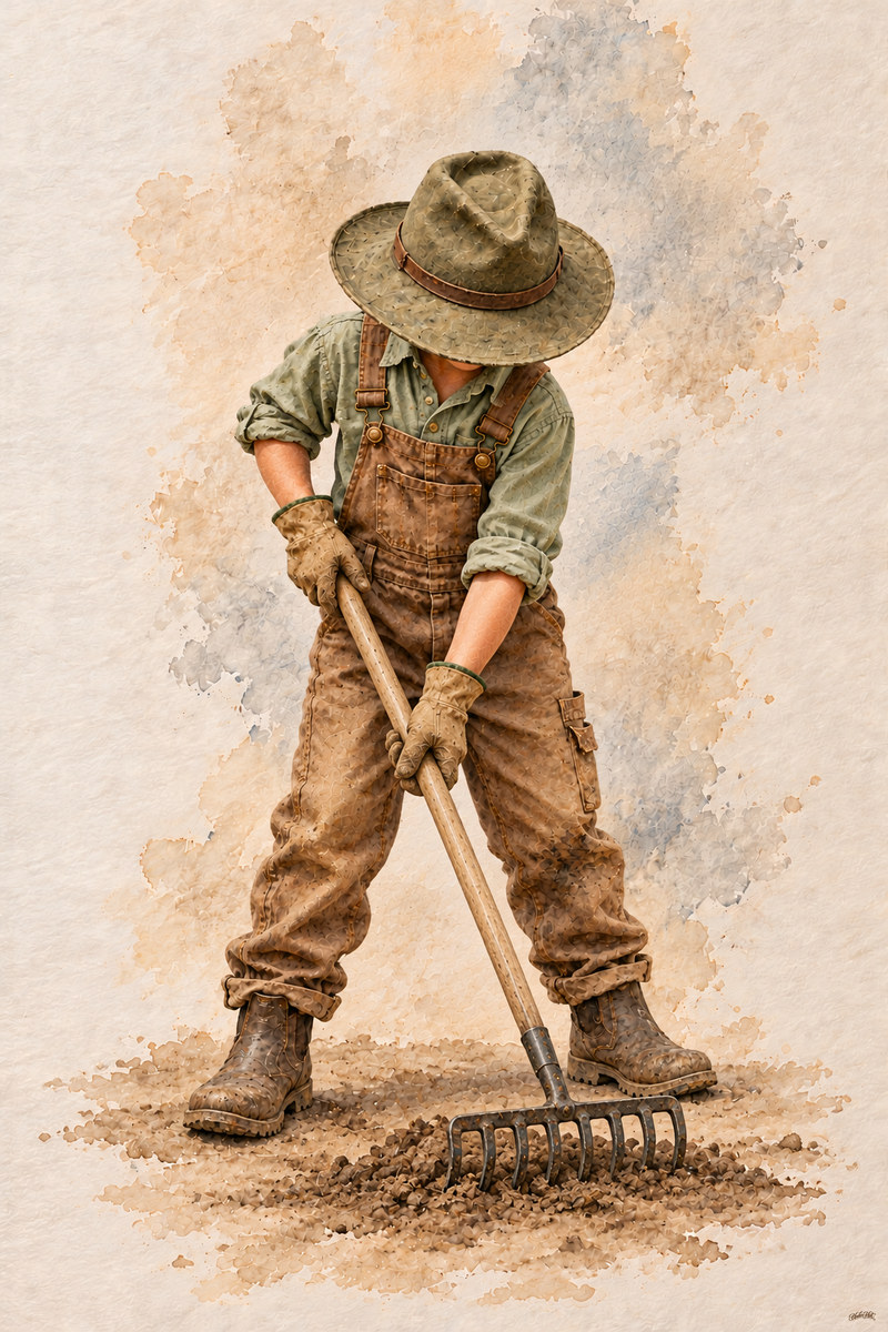 Gardener Set, artwork P2-088 — watermarked digital art preview