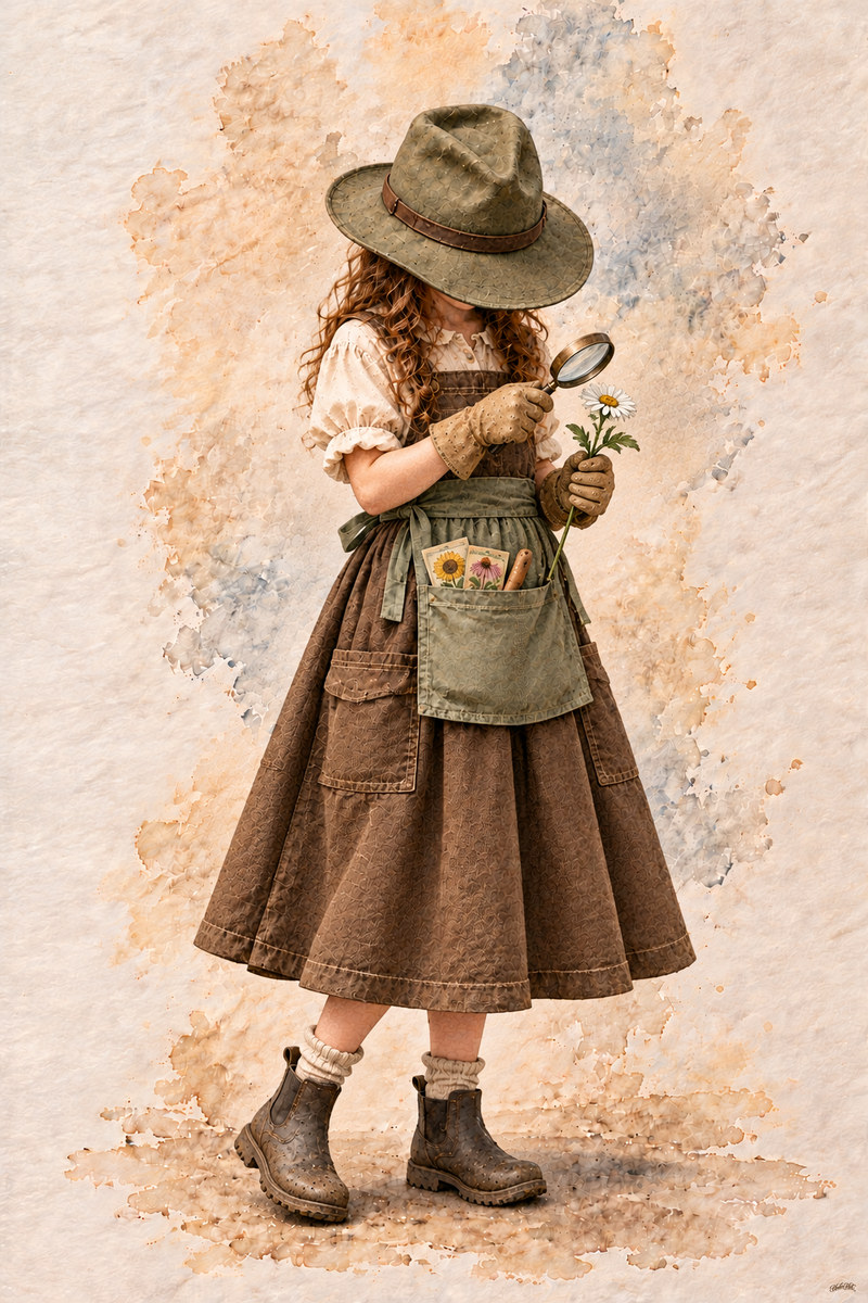 Gardener Set, artwork P2-092 — watermarked digital art preview