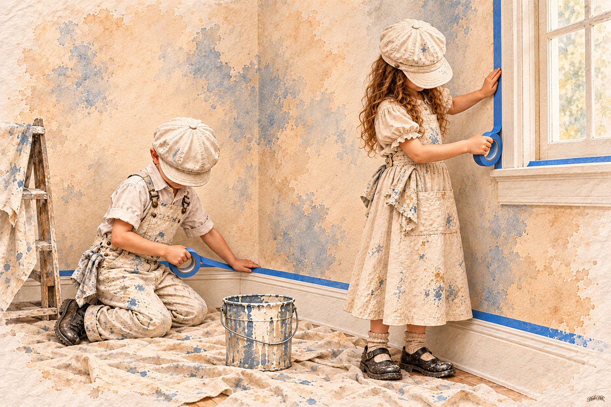 Painter Set, artwork P2-113 — watermarked digital art preview
