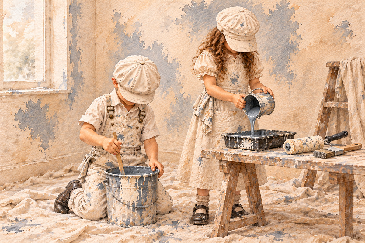 Painter Set, artwork P2-114 — watermarked digital art preview