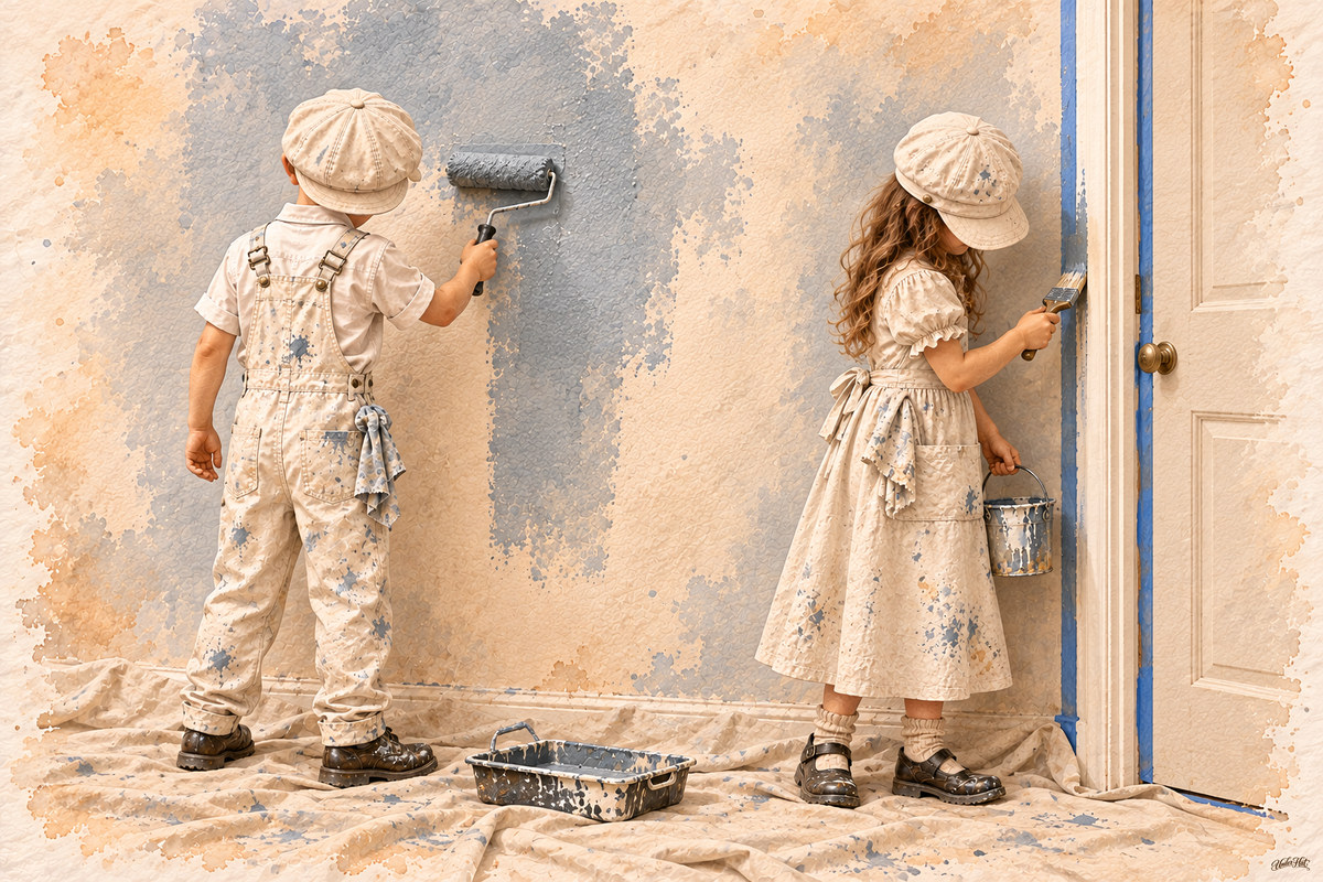 Painter Set, artwork P2-116 — watermarked digital art preview