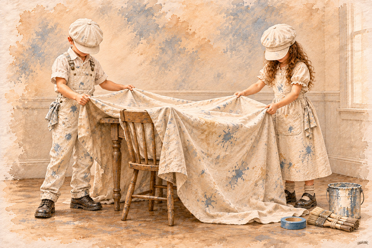 Painter Set, artwork P2-117 — watermarked digital art preview
