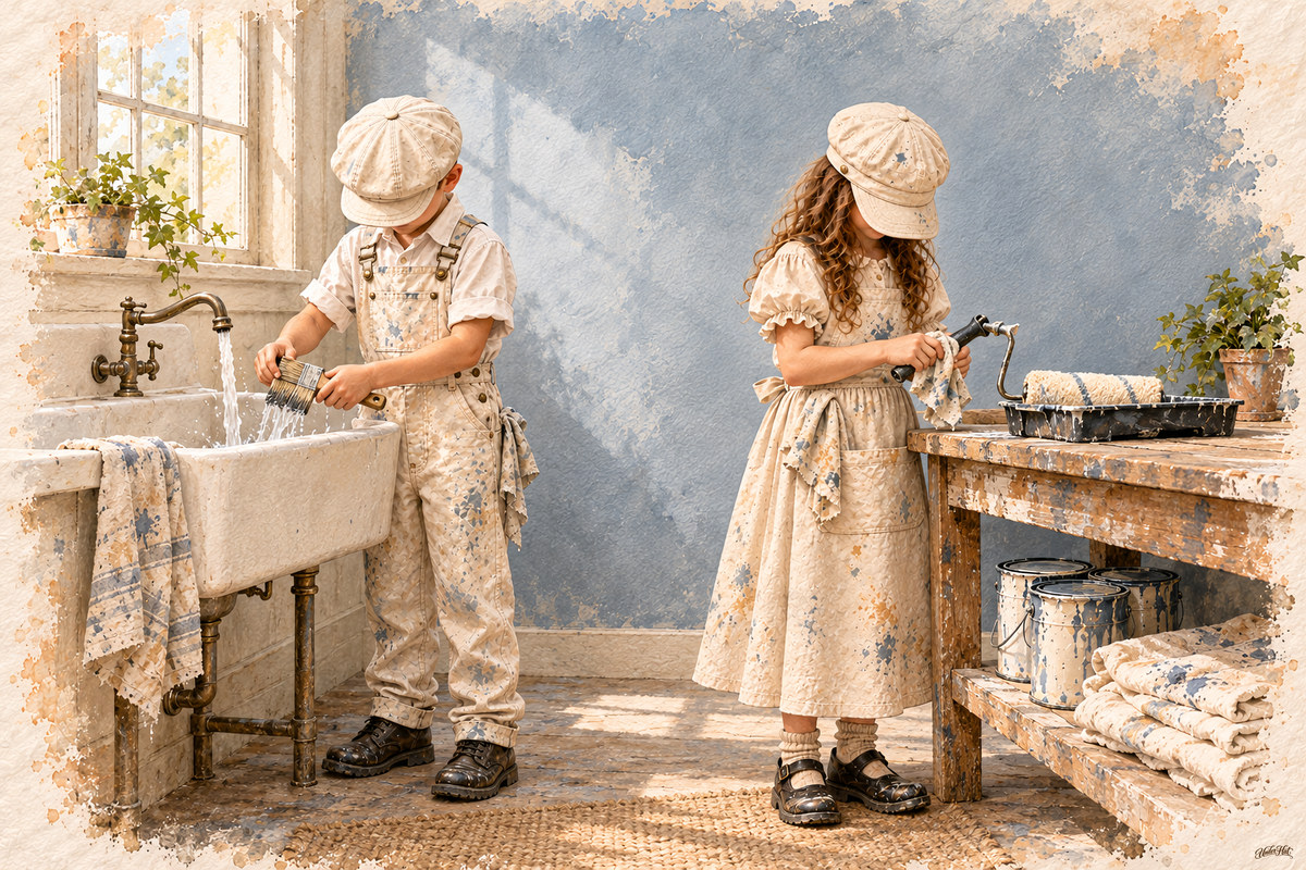 Painter Set, artwork P2-119 — watermarked digital art preview