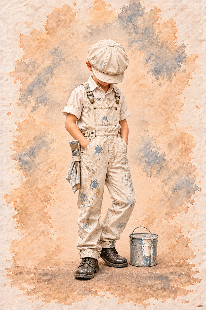 Painter Set, artwork P2-120 — watermarked digital art preview