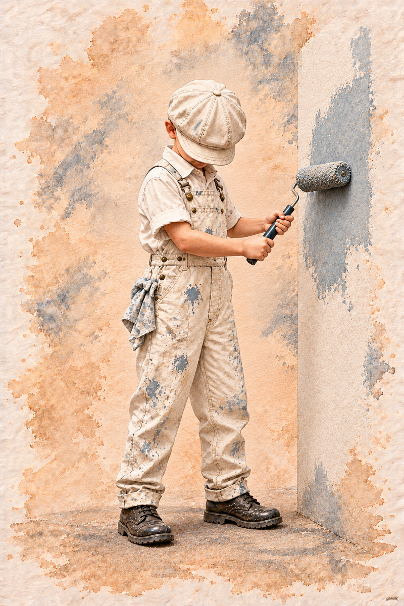 Painter Set, artwork P2-123 — watermarked digital art preview