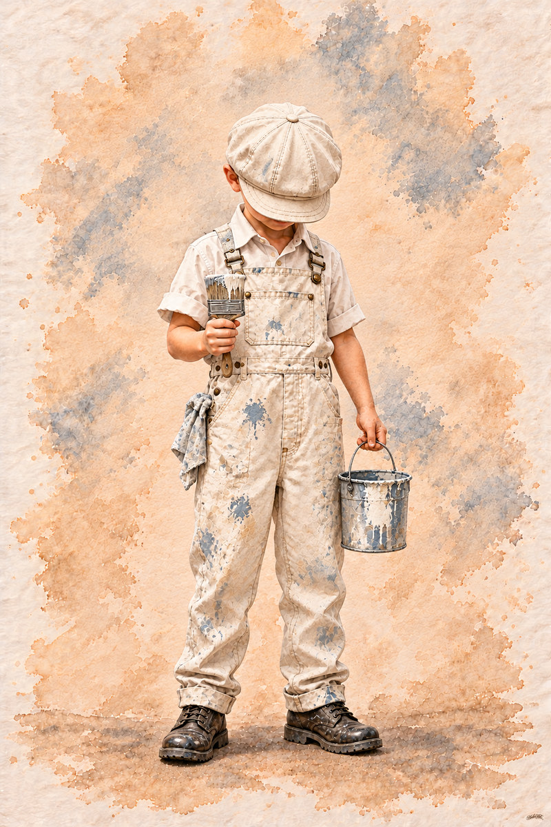 Painter Set, artwork P2-124 — watermarked digital art preview