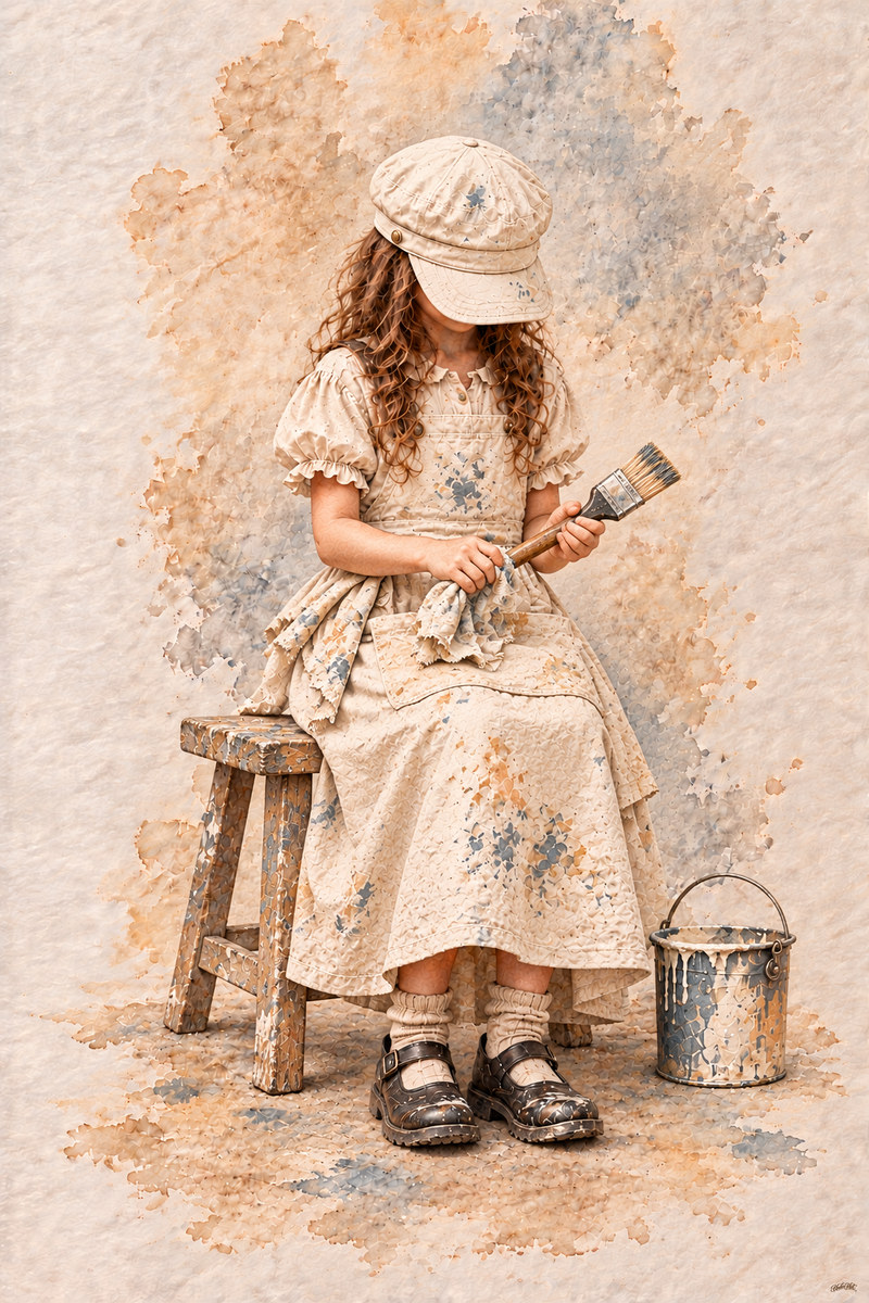 Painter Set, artwork P2-127 — watermarked digital art preview